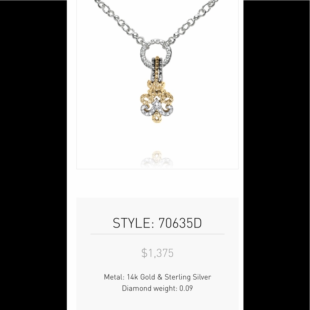 Alwand Vahan diamond pendant & chain.